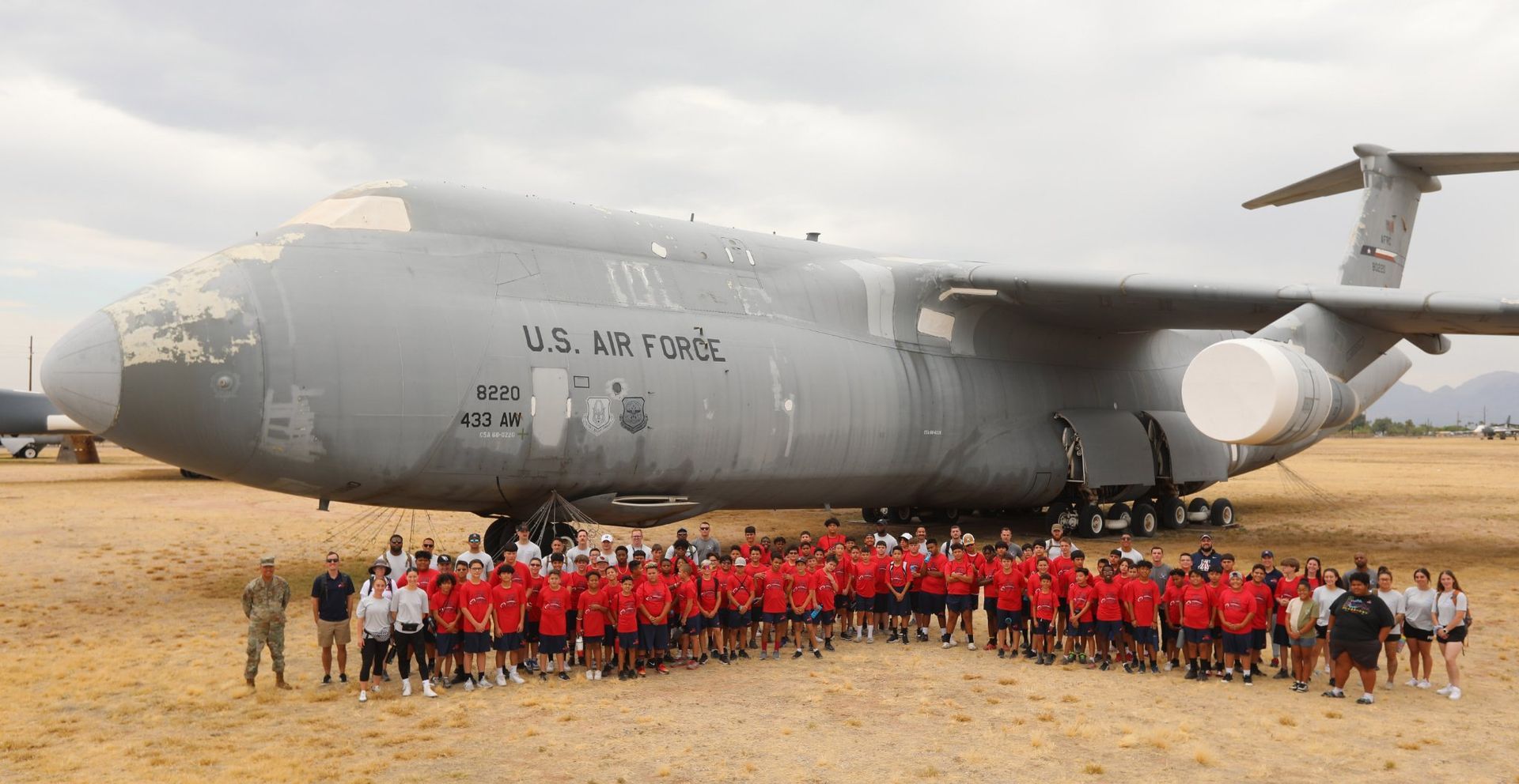 World's Largest Military Aircraft Boneyard: world record in Tucson, Arizona
