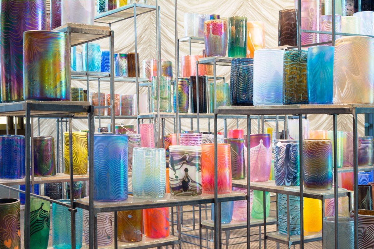 World's largest glass bottle hand blown: world record in Millville, New Jersey
