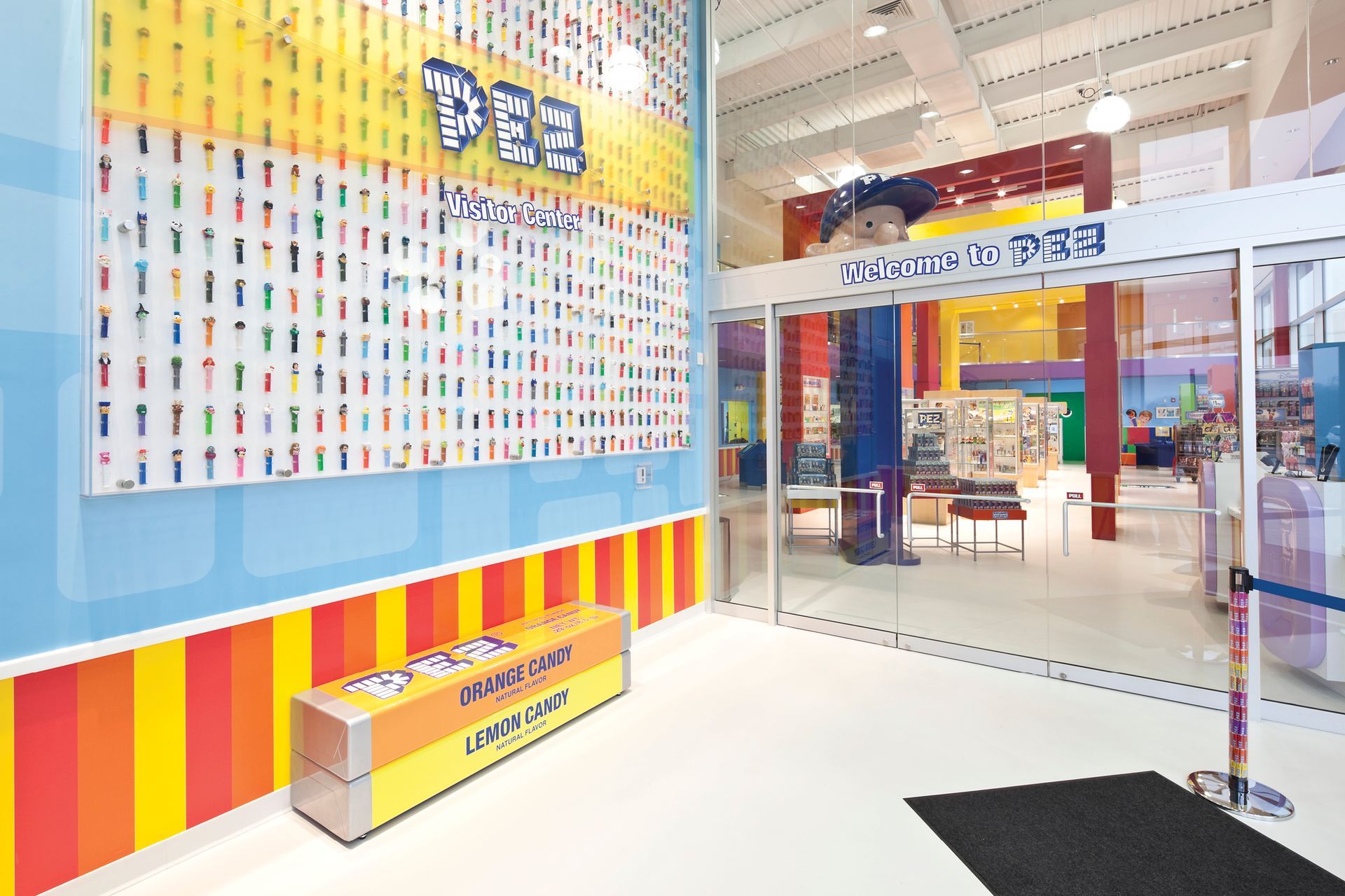 World's Largest PEZ Dispenser: world record in Orange, Connecticut
