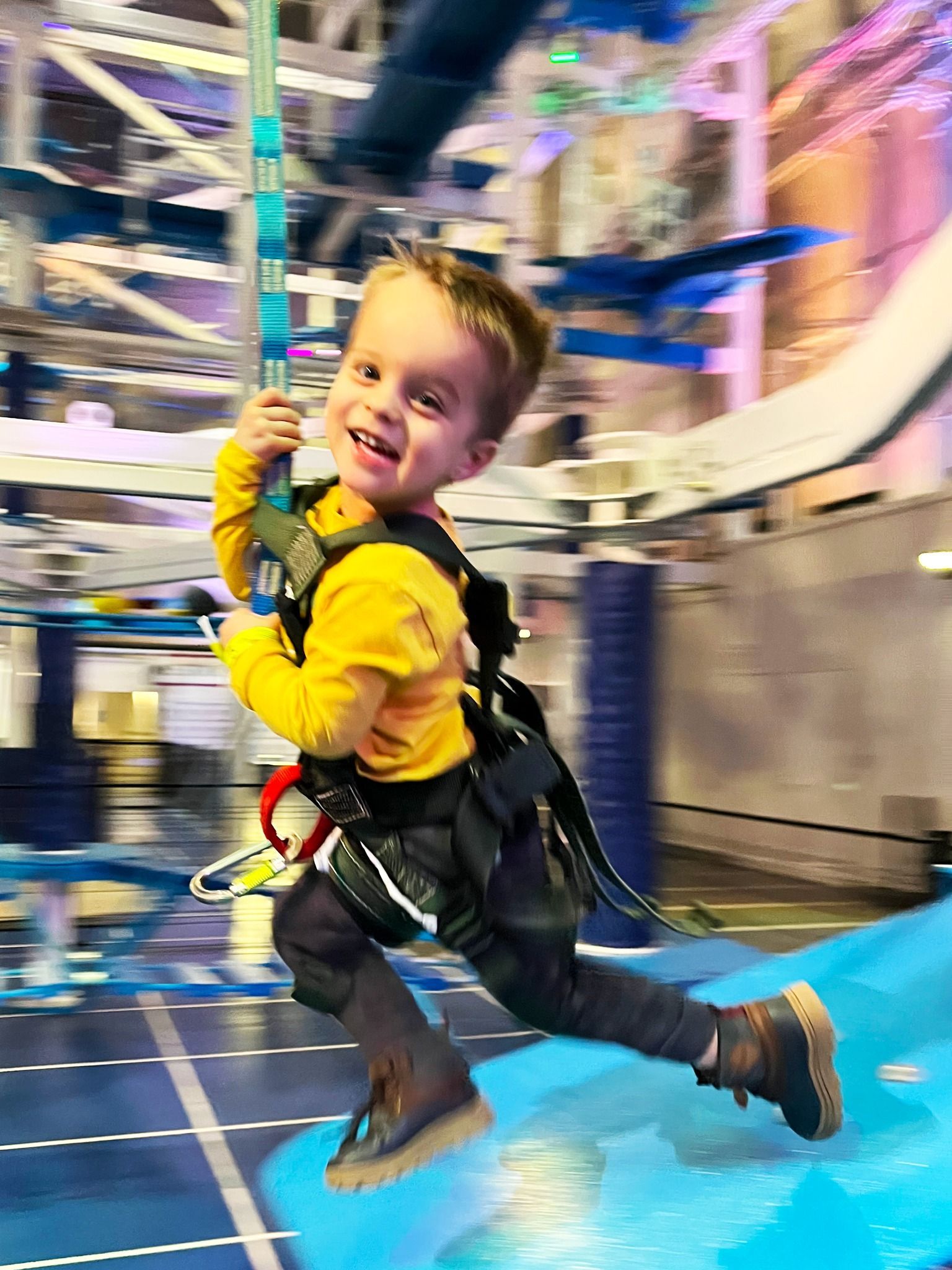 World's Largest Indoor Ropes Course: world record in New Haven, Connecticut
