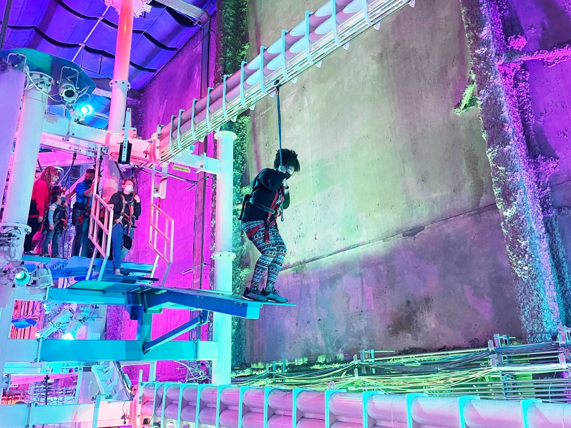 World's Largest Indoor Ropes Course: world record in New Haven, Connecticut