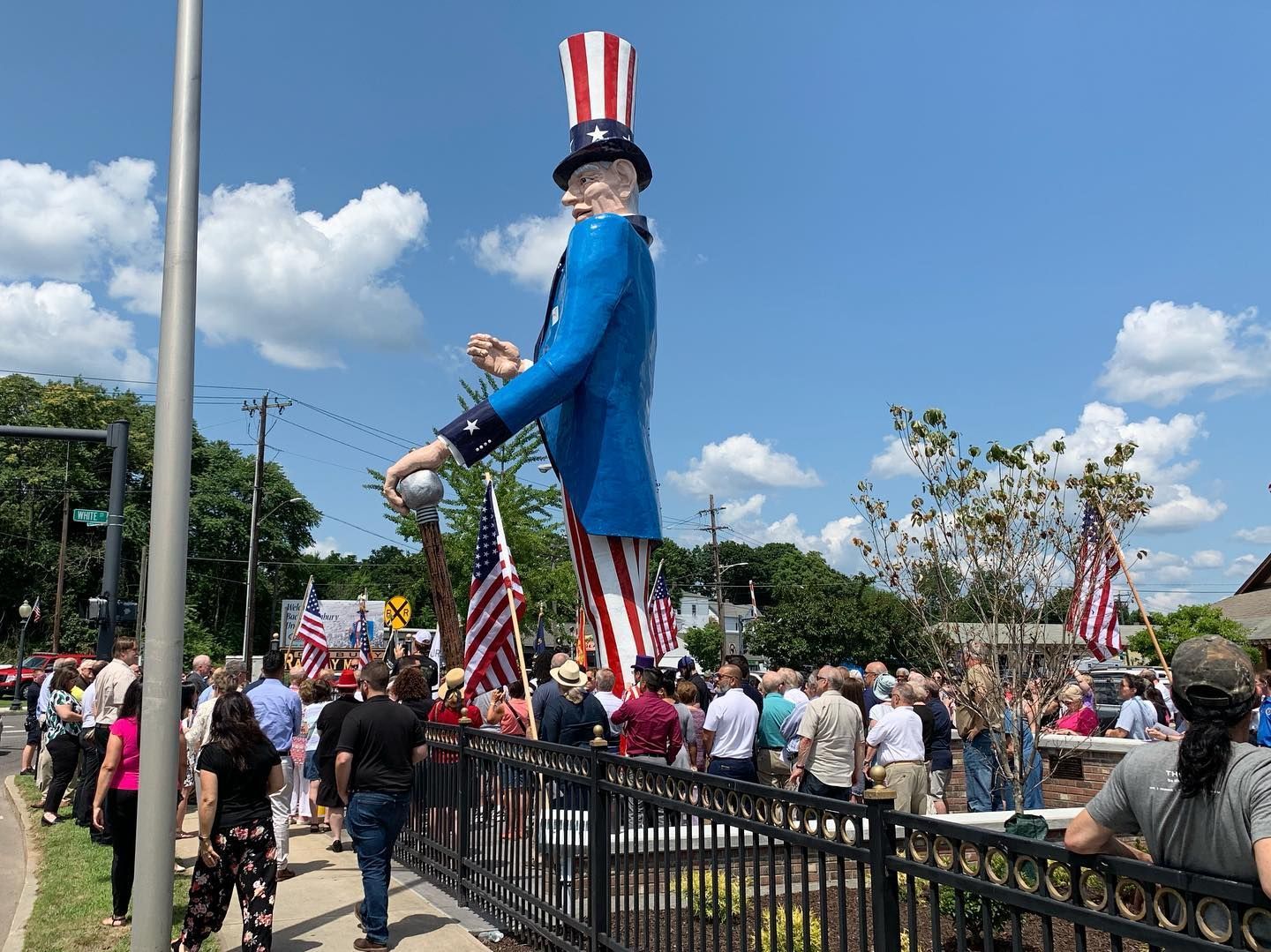 World’s Tallest Uncle Sam Statue: world record in Danbury, Connecticut