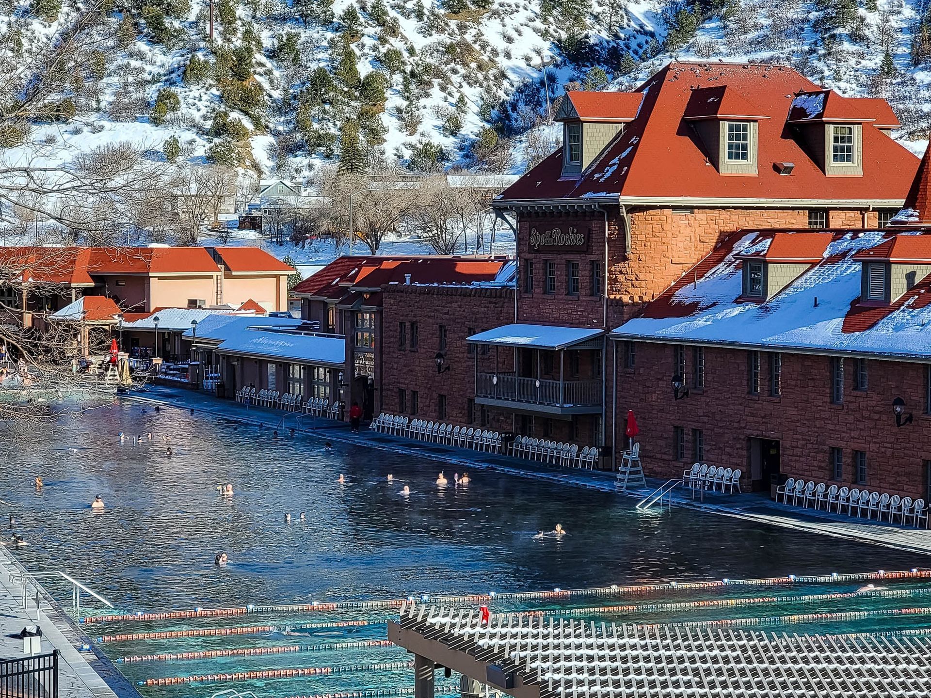 World's Largest Mineral Hot Spring: world record in Glenwood Springs, Colorado