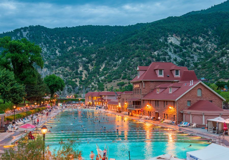 World's Largest Mineral Hot Spring: world record in Glenwood Springs, Colorado