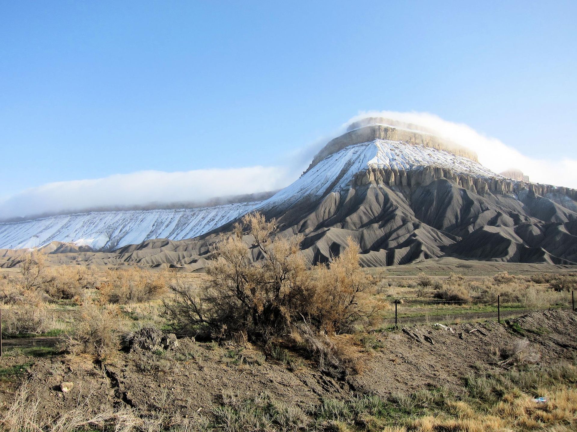World's Largest Flat Topped Mountain: world record in Grand Junction, Colorado World's Largest Flat Topped Mountain: world record in Grand Junction, Colorado