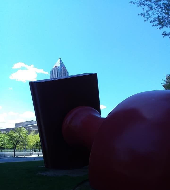 World's Largest Rubber Stamp Sculpture: world record in Cleveland, Ohio