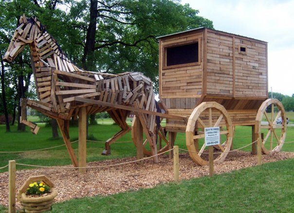 World’s Largest Amish Horse and Buggy Monument: world record in Mesopotamia, Ohio