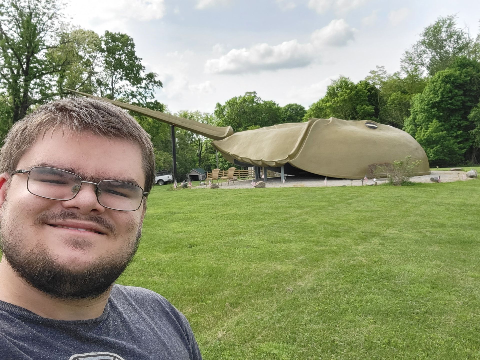
World’s Largest Horseshoe Crab Sculpture: world record in Hillsboro, Ohio
