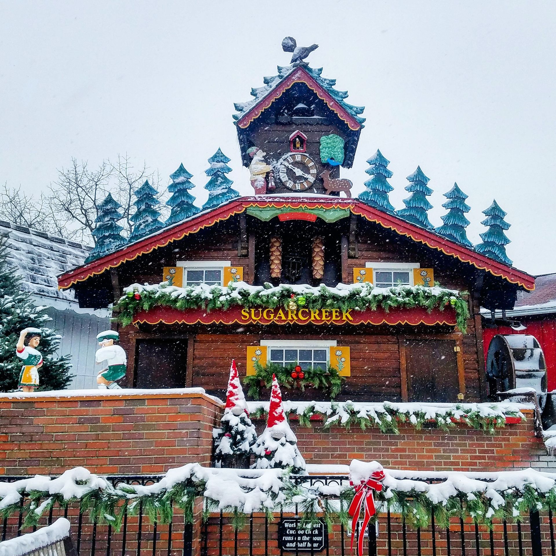 World's Largest Cuckoo Clock: world record in Sugarcreek, Ohio