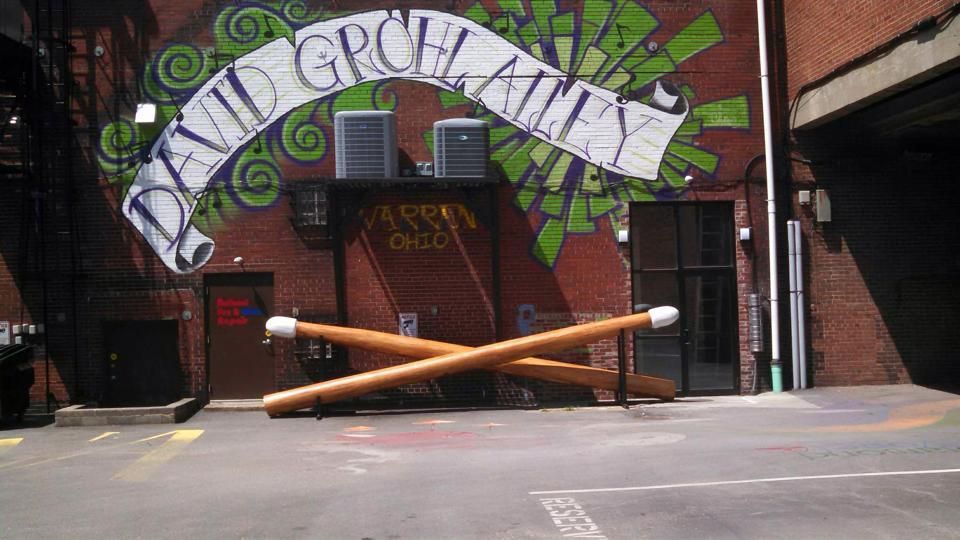 World’s Largest Drumsticks: world record in Warren, Ohio