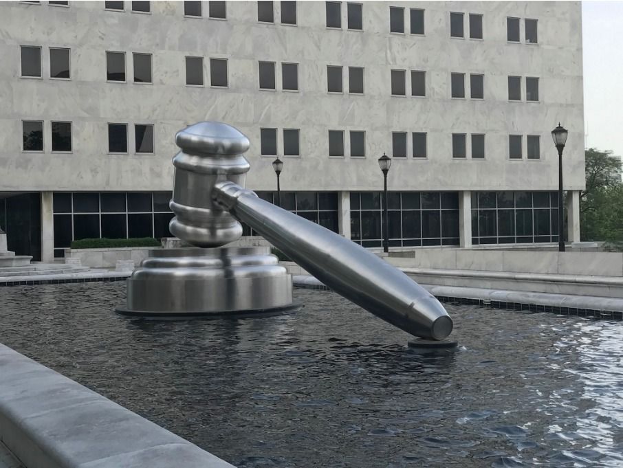 World's Largest Gavel Sculpture: world record in Columbus, Ohio