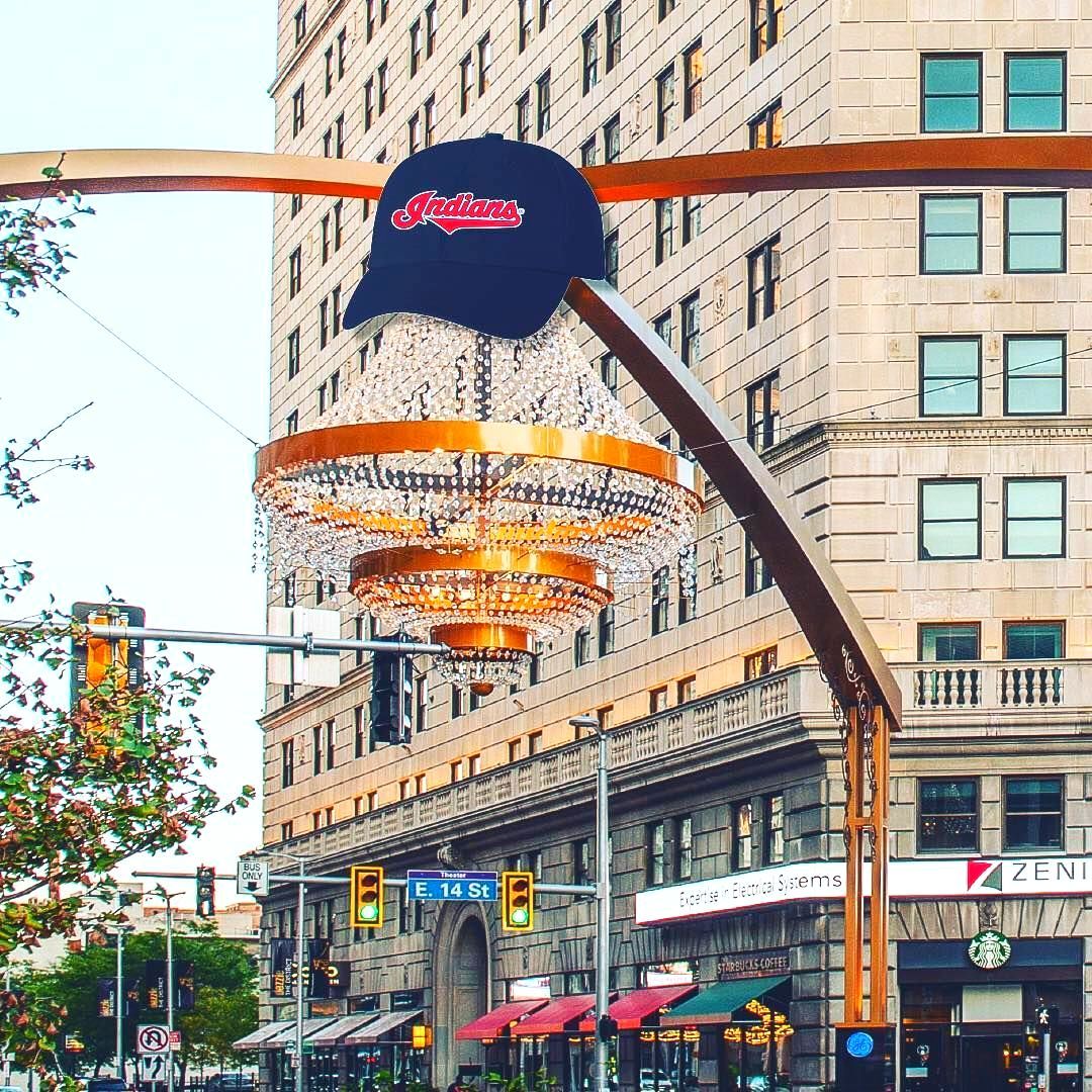World's Largest Outdoor Crystal Chandelier: world record in Cleveland, Ohio