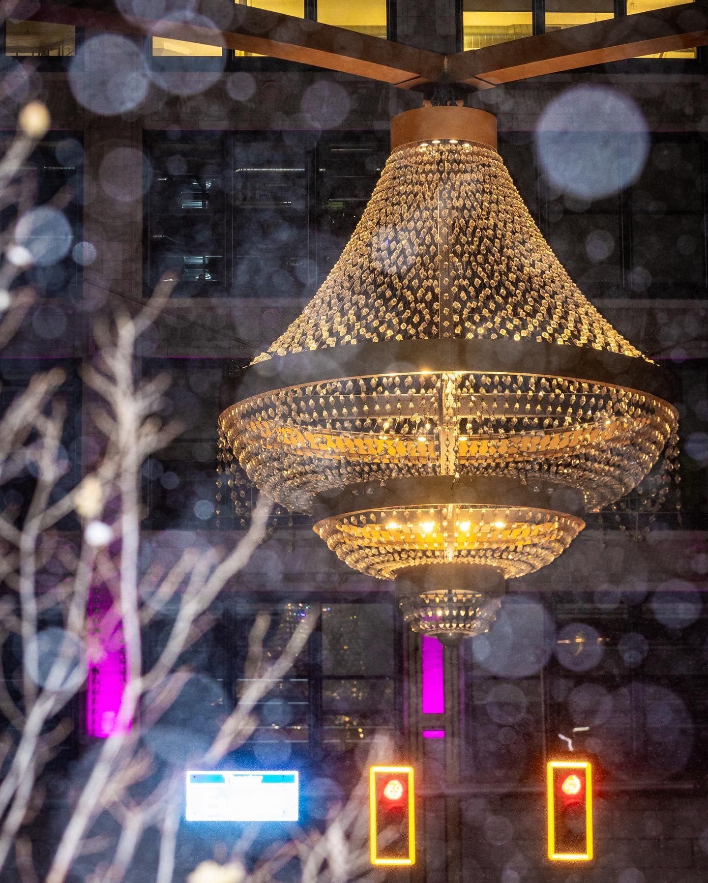 World's Largest Outdoor Crystal Chandelier: world record in Cleveland, Ohio