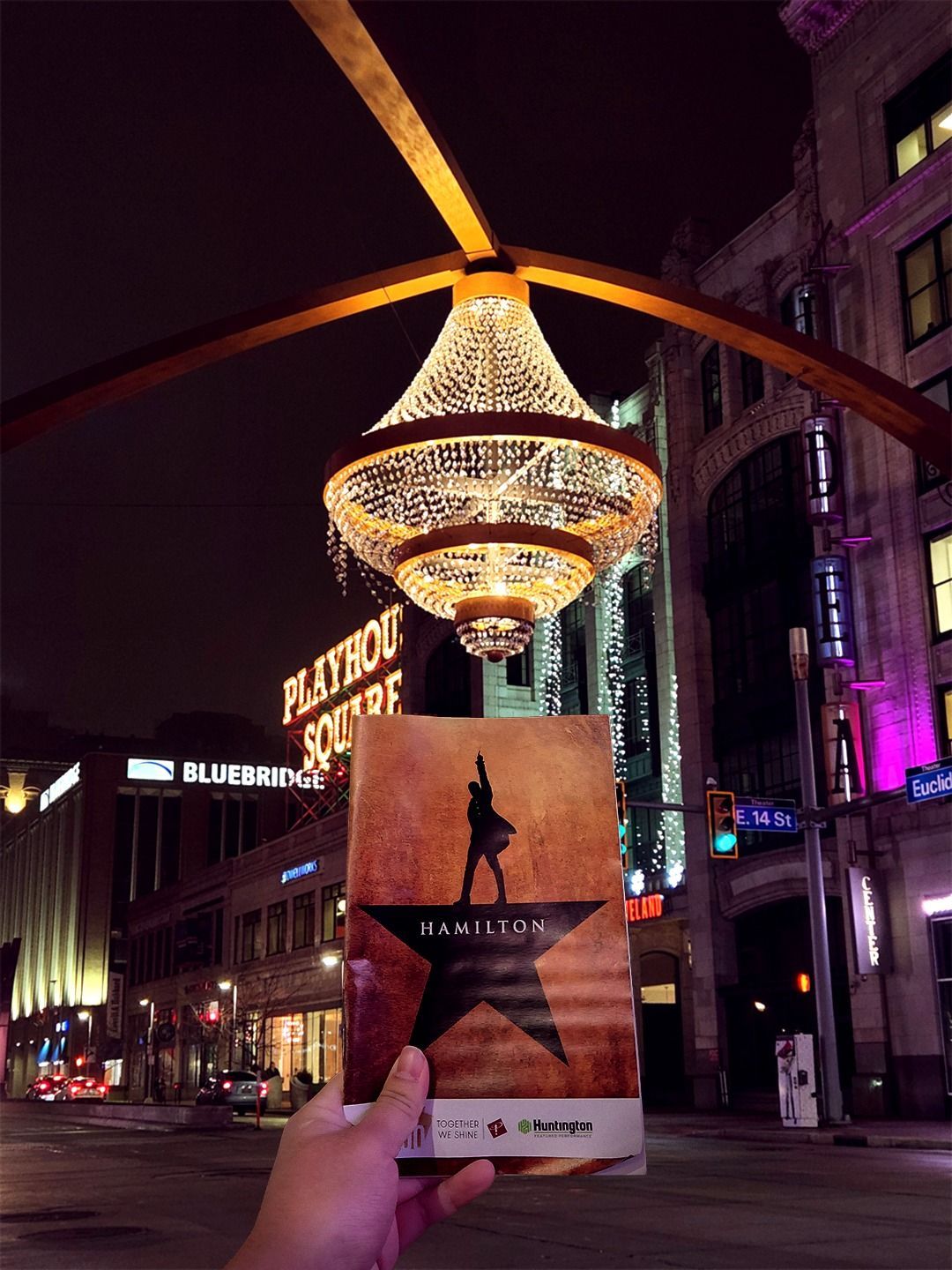 World's Largest Outdoor Crystal Chandelier: world record in Cleveland, Ohio