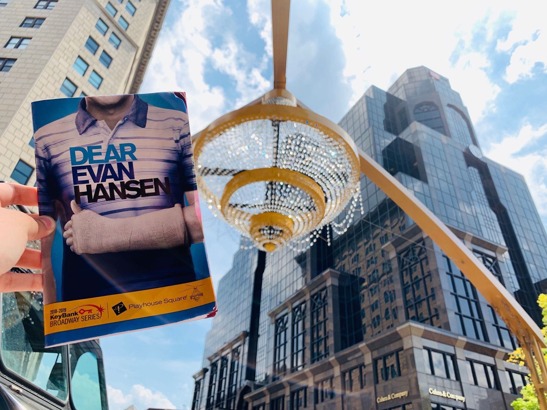 World's Largest Outdoor Crystal Chandelier: world record in Cleveland, Ohio