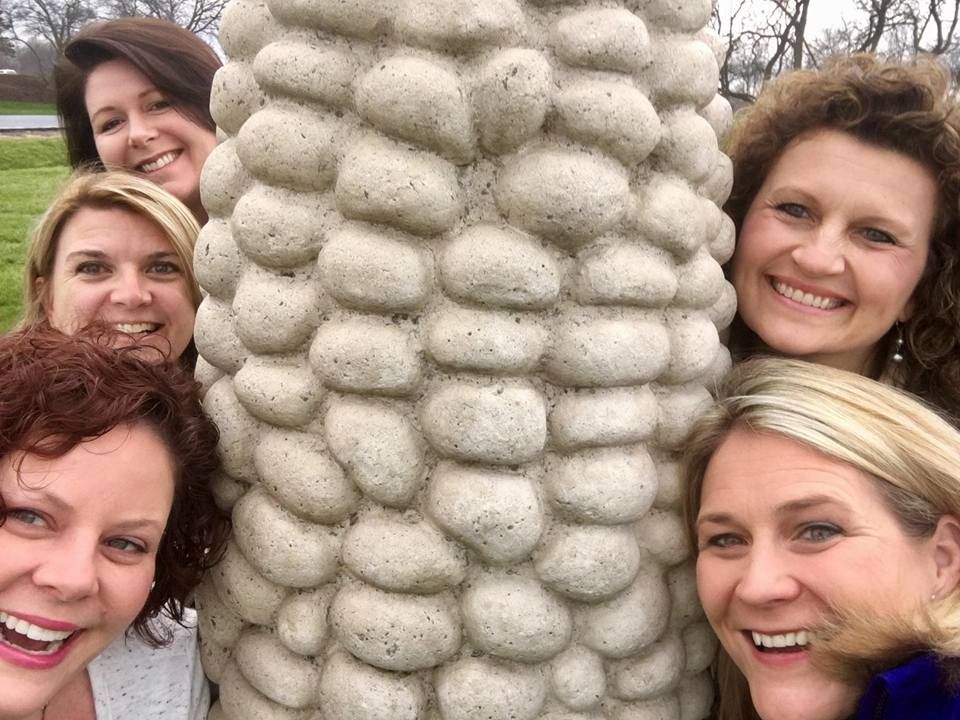 World's Largest Field Of Corn Cobs Sculptures: world record in Dublin, Ohio World's Largest Field Of Corn Cobs Sculptures: world record in Dublin, Ohio