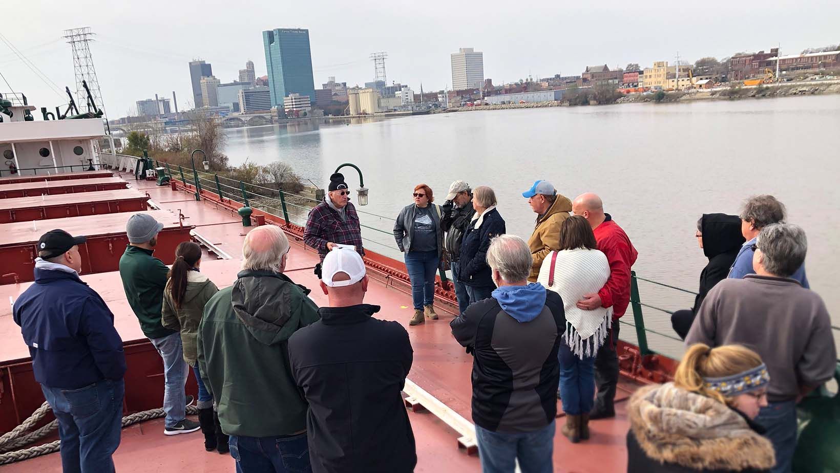 World’s Largest Bulk Freighter: world record in Toledo, Ohio