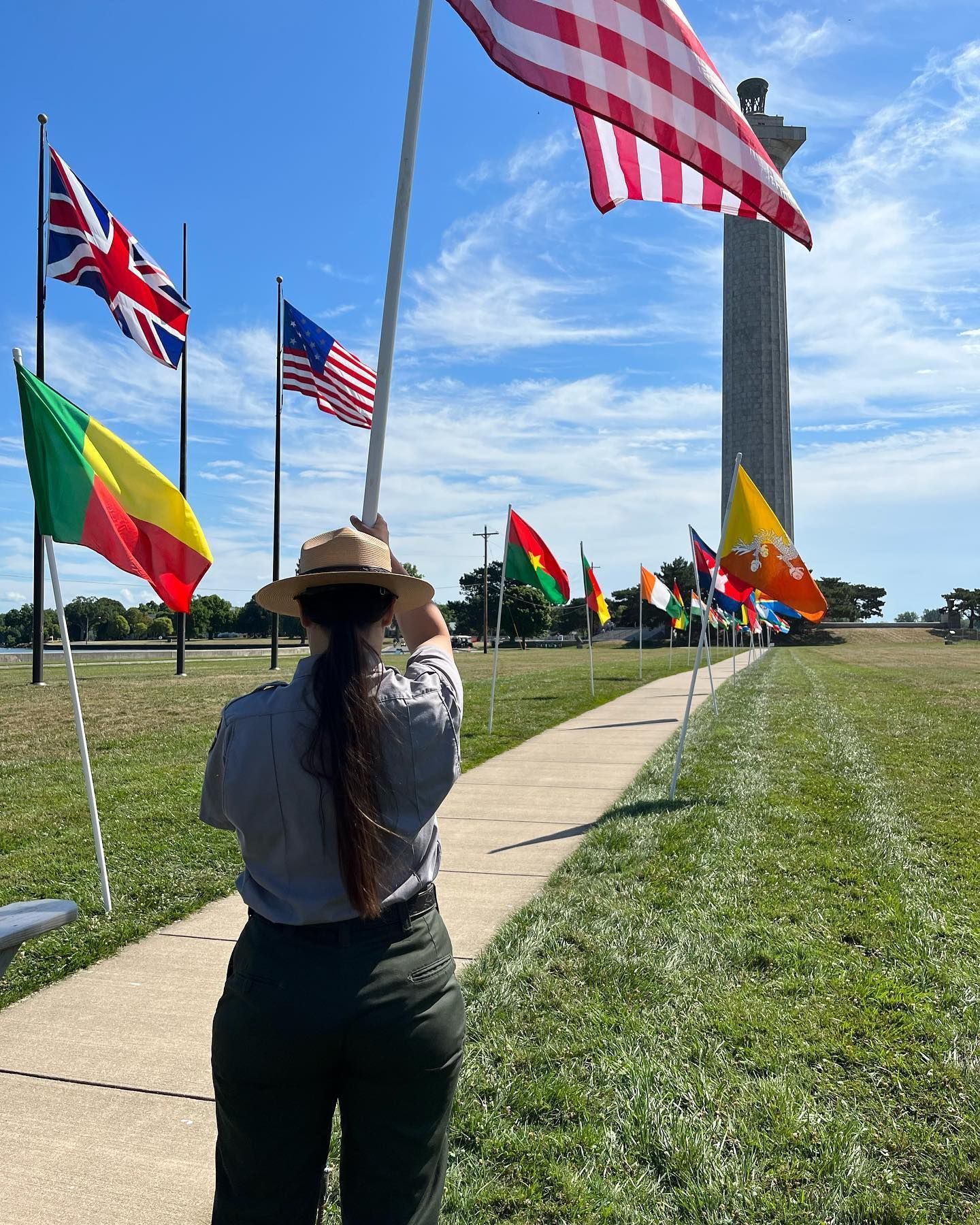 World's Most Massive Doric Column: world record in Put-In-Bay, Ohio