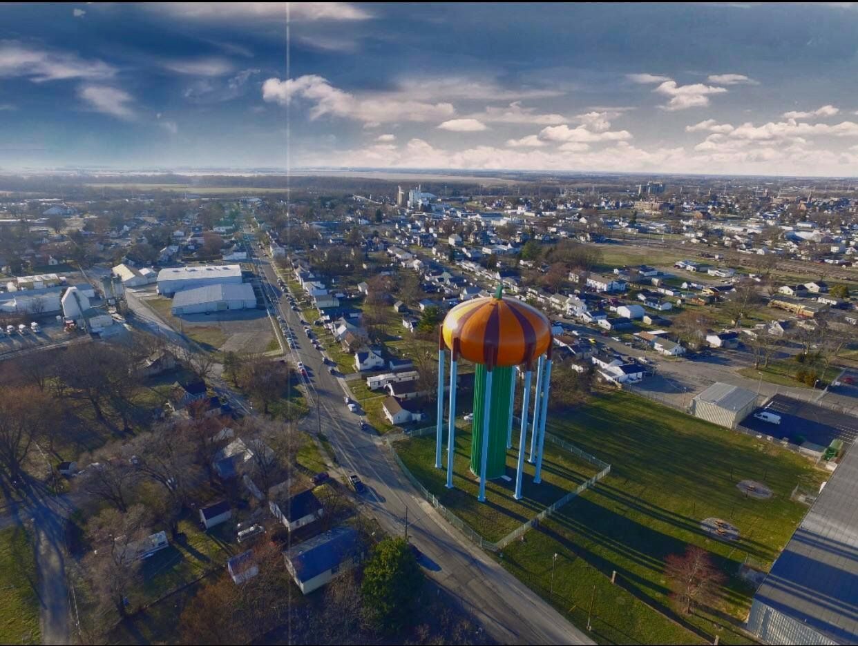 World's Largest Pumpkin Sculpture: world record in Circleville, Ohio