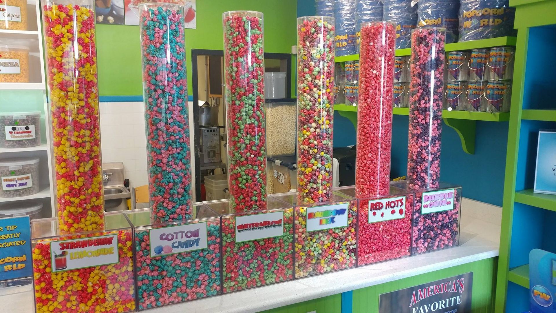 World's Largest Gourmet Popcorn Store: world record in Gary, Indiana