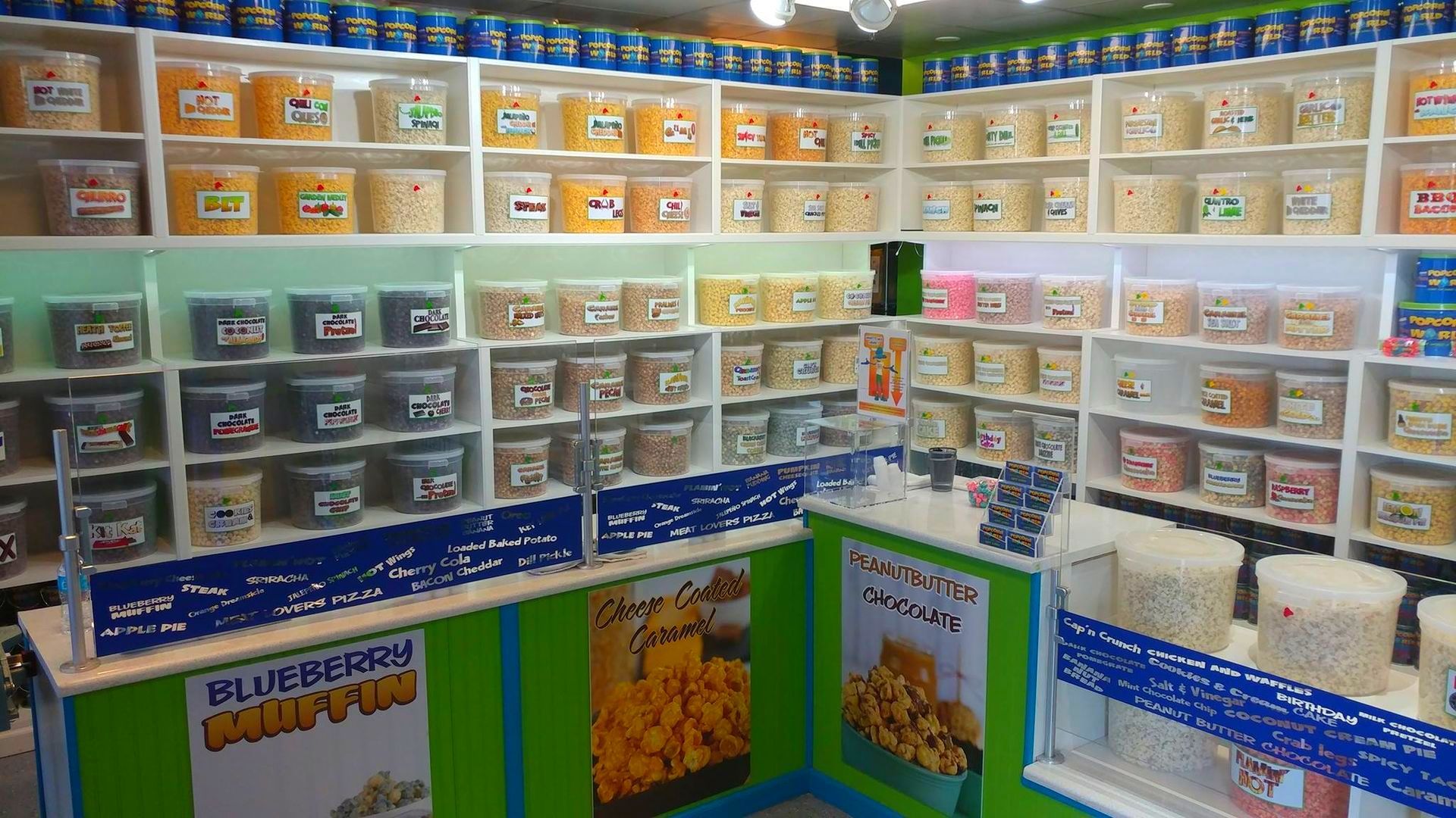 World's Largest Gourmet Popcorn Store: world record in Gary, Indiana
