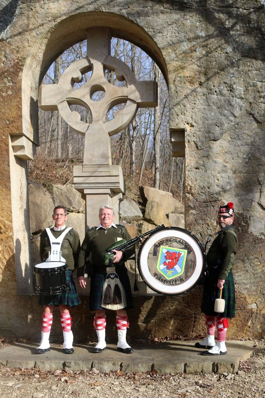 World's Largest Celtic Cross Carved From Single Rock: world record in Cannelton, Indiana