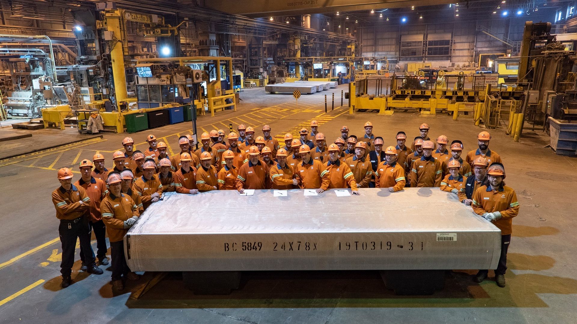 World’s Largest Aluminum-Lithium Aerospace Plant: world record in Lafayette, Indiana