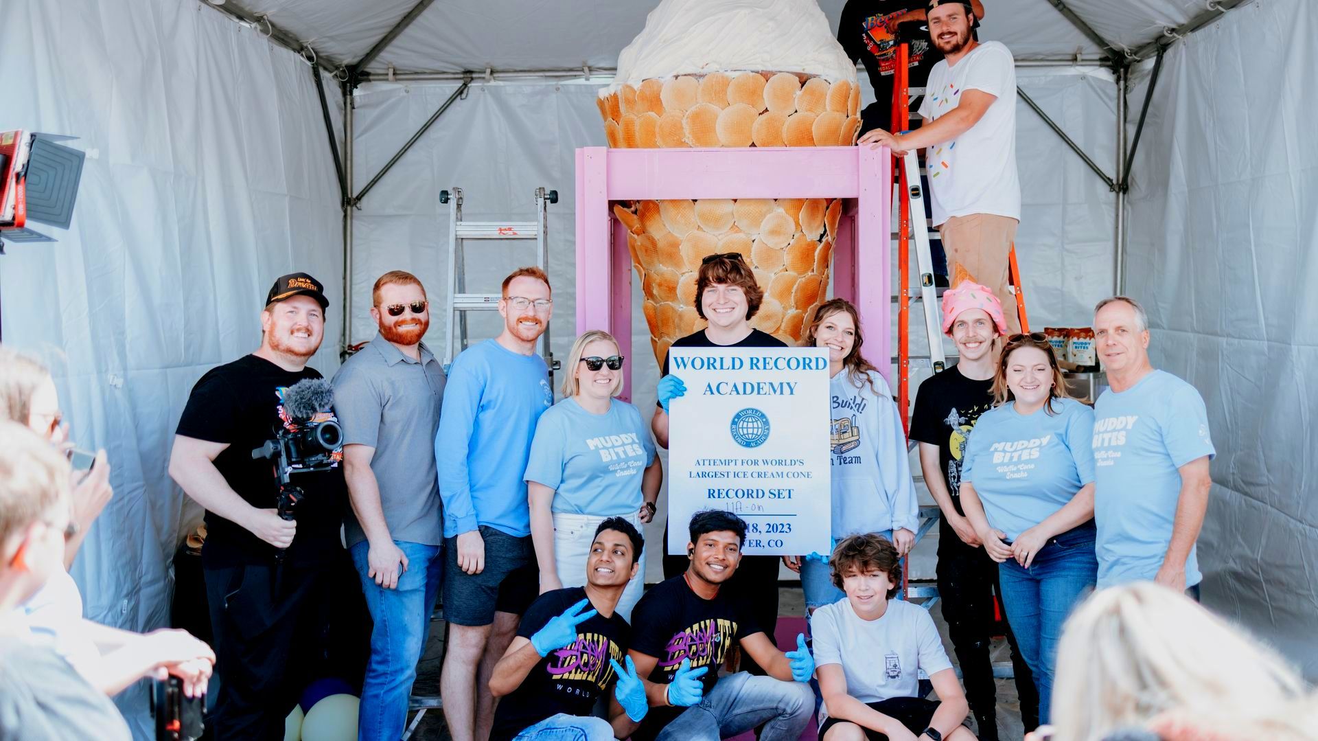 World's Largest Ice Cream Cone: world record in Englewood, Colorado