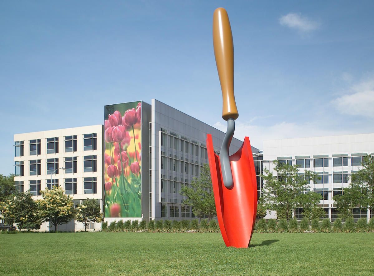 World's Largest Garden Trowel Sculpture: world record in Des Moines, Iowa
