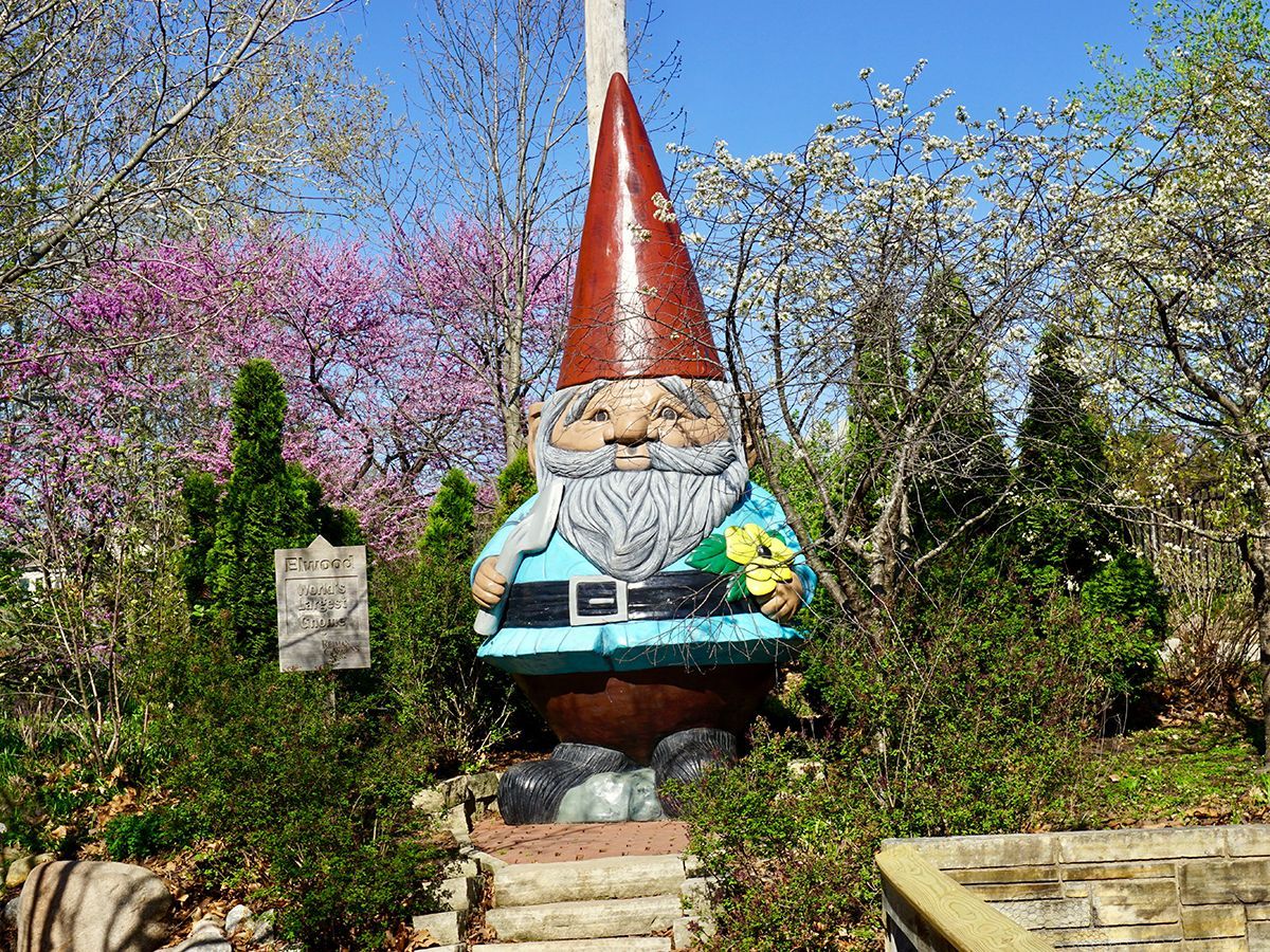 World's Largest Concrete Gnome: world record in Ames, Iowa