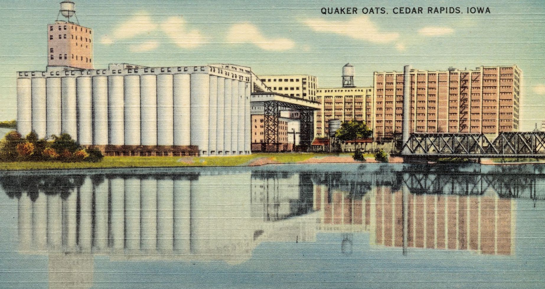 World's Largest Cereal Plant: world record in Cedar Rapids, Iowa