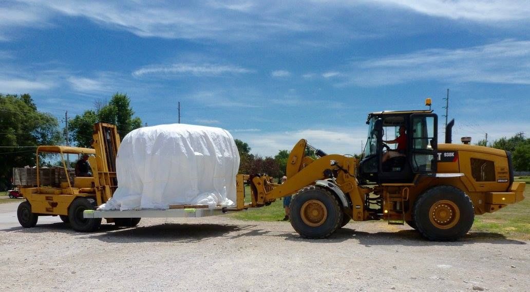 World's Largest Popcorn Ball: world record in Sac City, Iowa World's Largest Popcorn Ball: world record in Sac City, Iowa