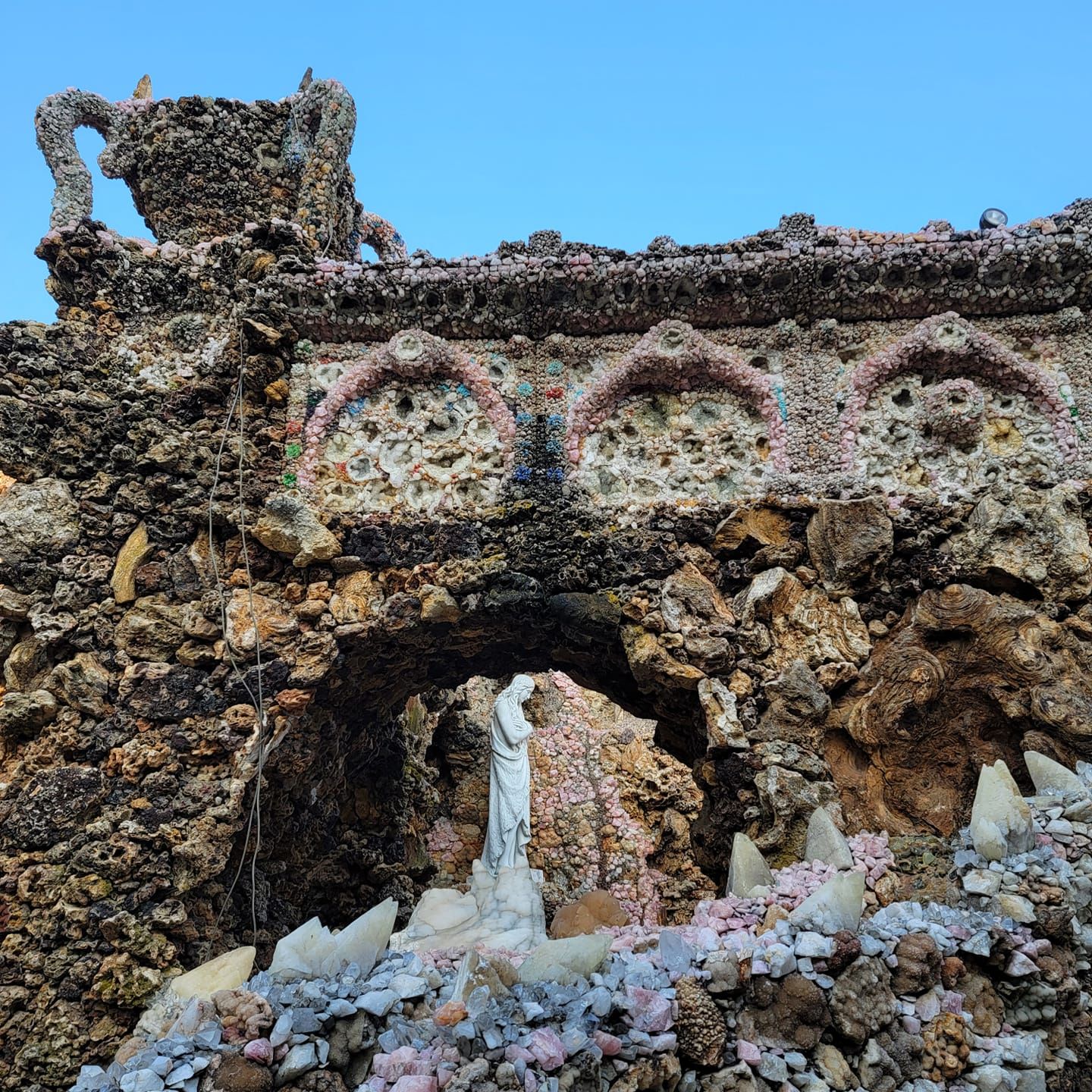 World’s Largest Man-made Grotto: world record in West Bend, Iowa