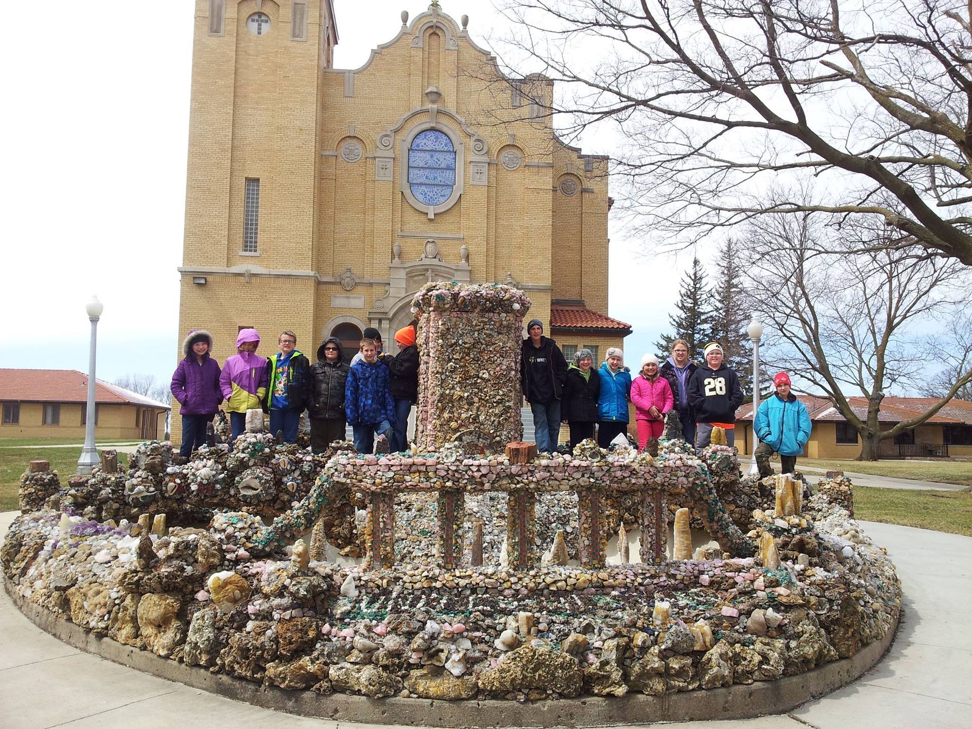 World’s Largest Man-made Grotto: world record in West Bend, Iowa