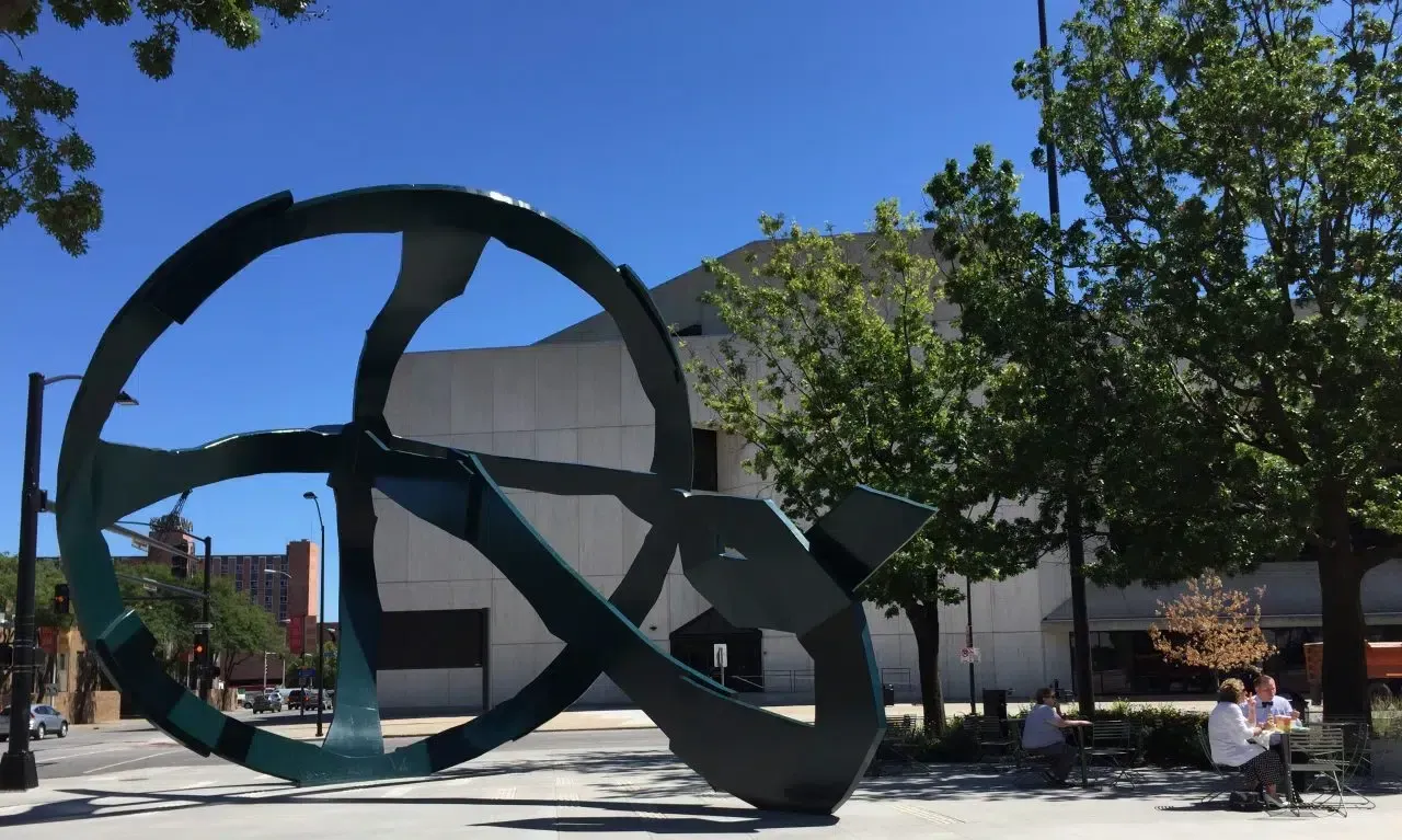 World's Largest Umbrella Sculpture: world record in Des Moines, Iowa