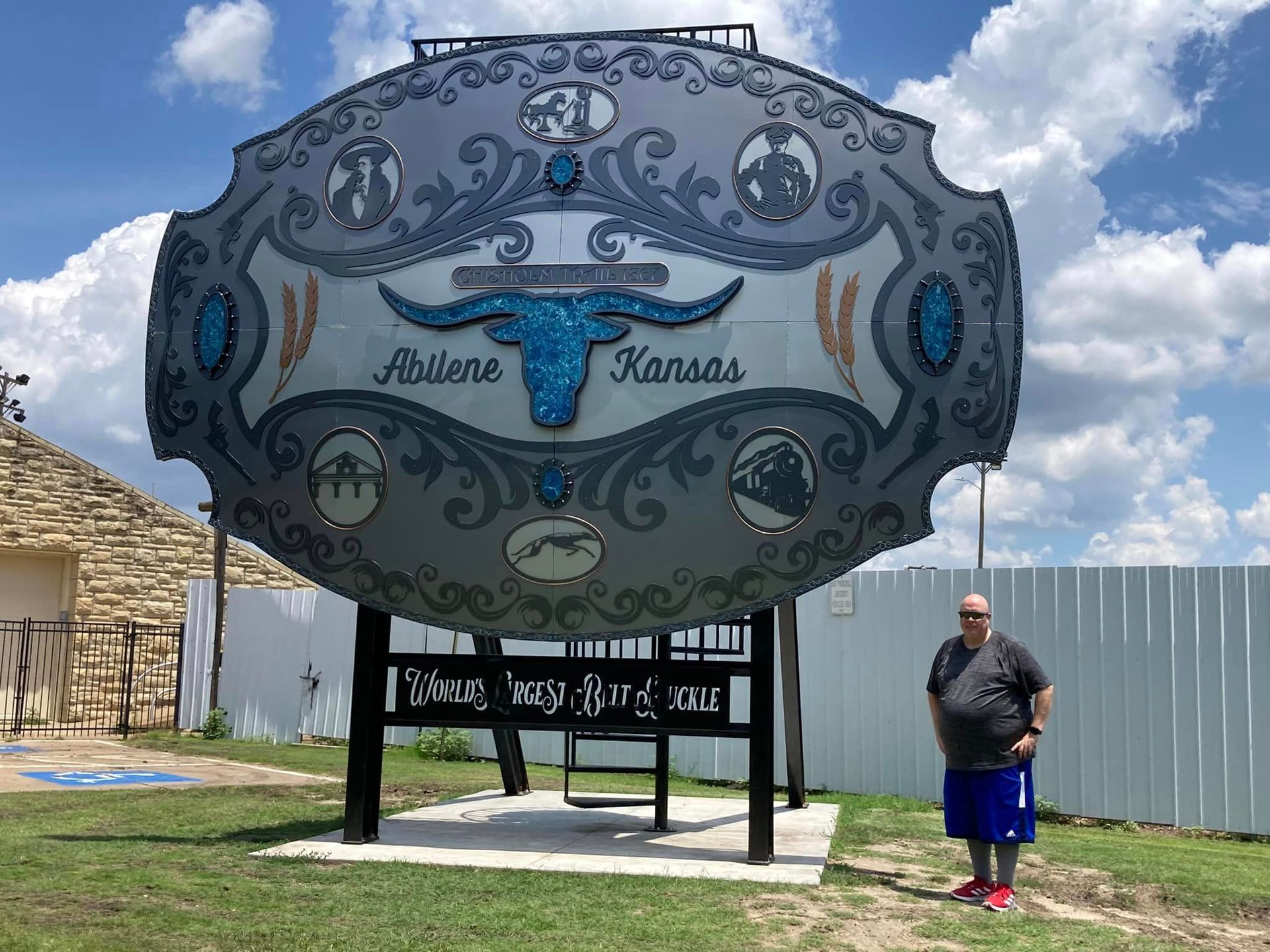 World’s Largest Belt Buckle: world record in Abilene, Kansas