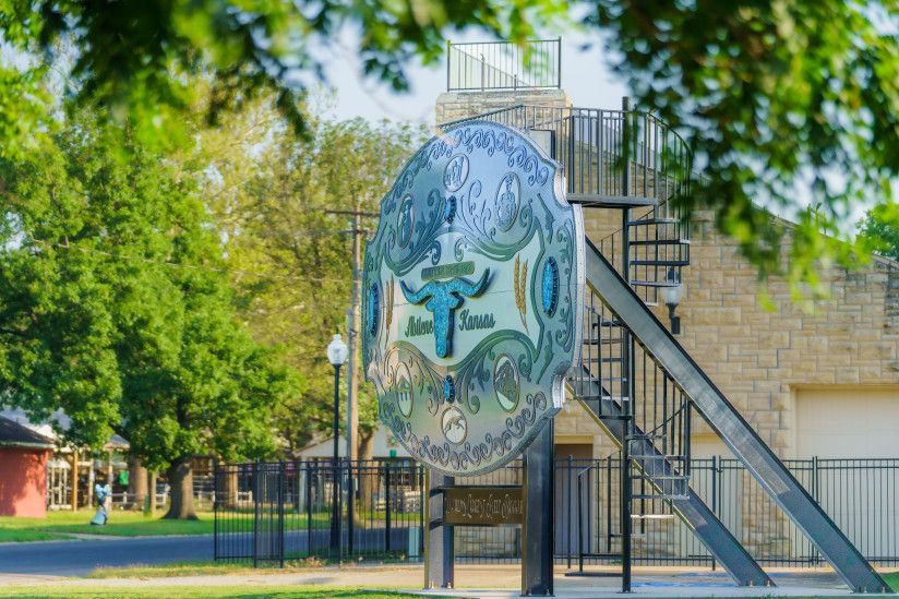 World’s Largest Belt Buckle: world record in Abilene, Kansas