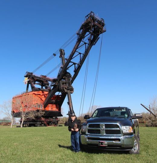World's Largest Electric Shovel: world record in West Mineral, Kansas