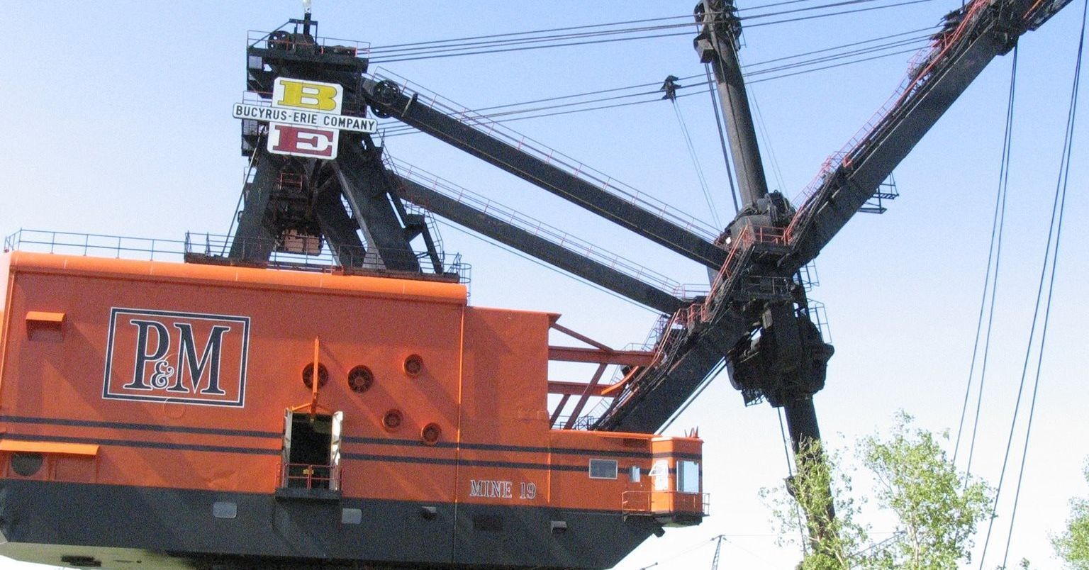 World's Largest Electric Shovel: world record in West Mineral, Kansas