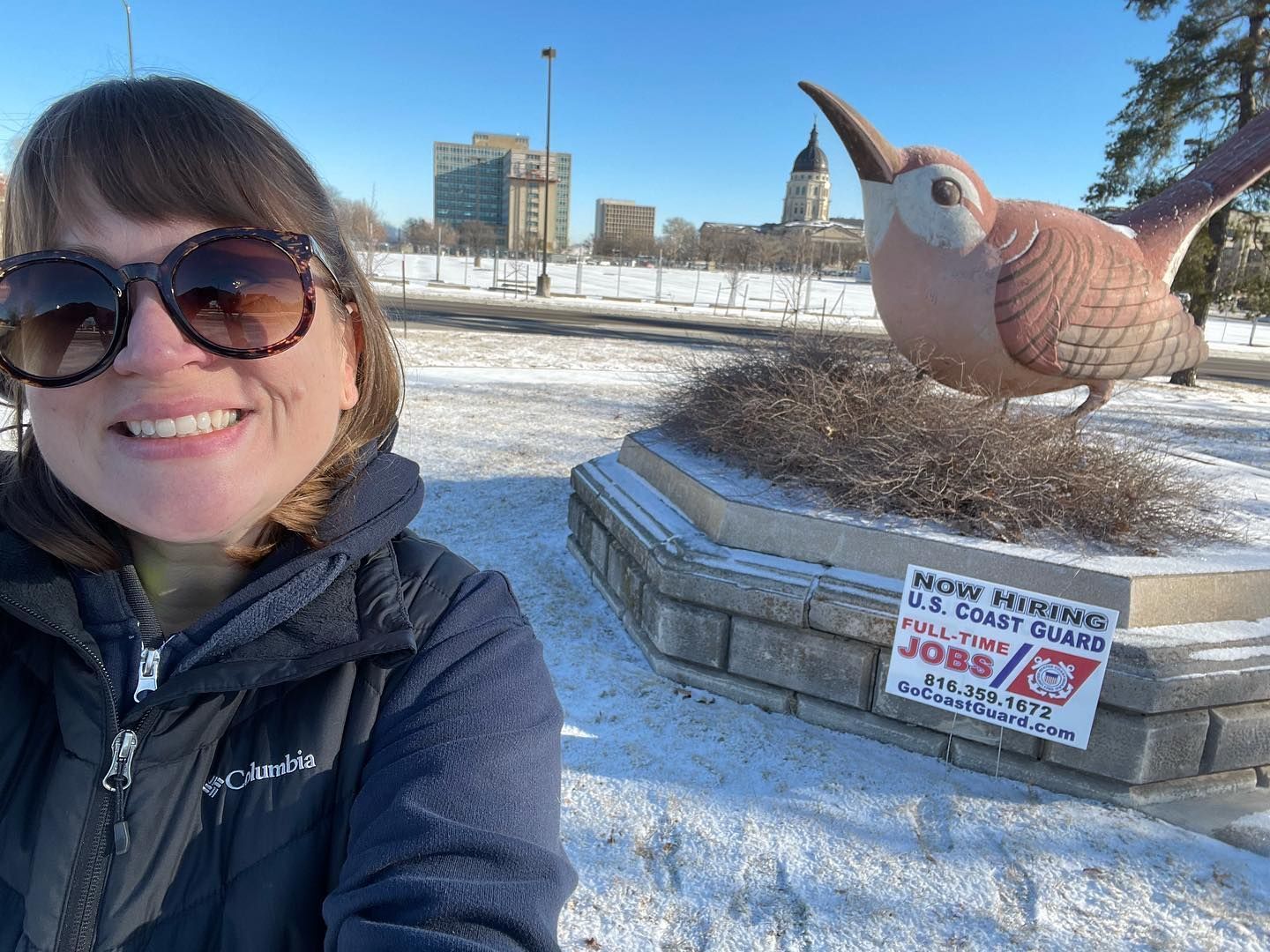 World's Largest Wren Statue: world record in Topeka, Kansas