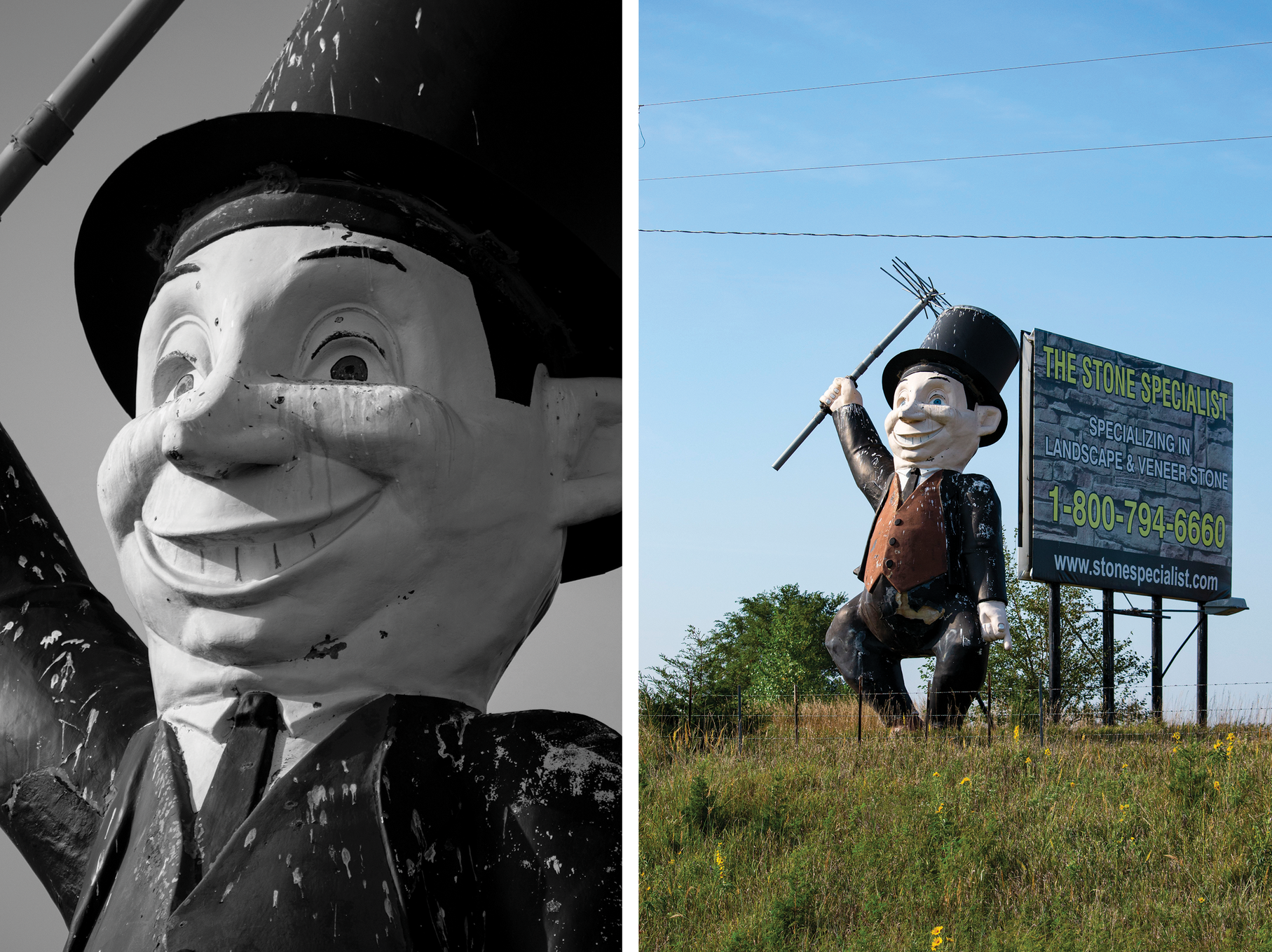 World’s Largest Chimney Sweep Sculpture: world record in McPherson, Kansas