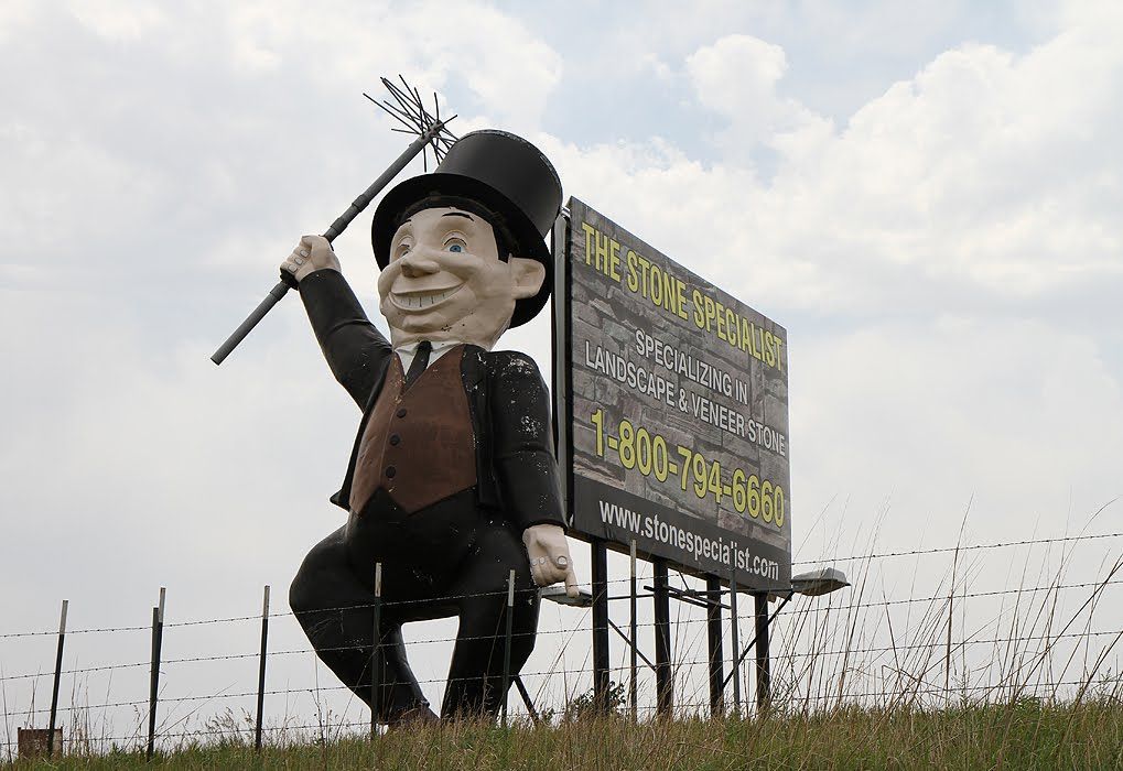 World’s Largest Chimney Sweep Sculpture: world record in McPherson, Kansas