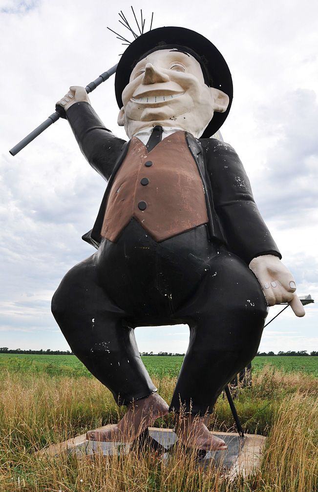 World’s Largest Chimney Sweep Sculpture: world record in McPherson, Kansas
