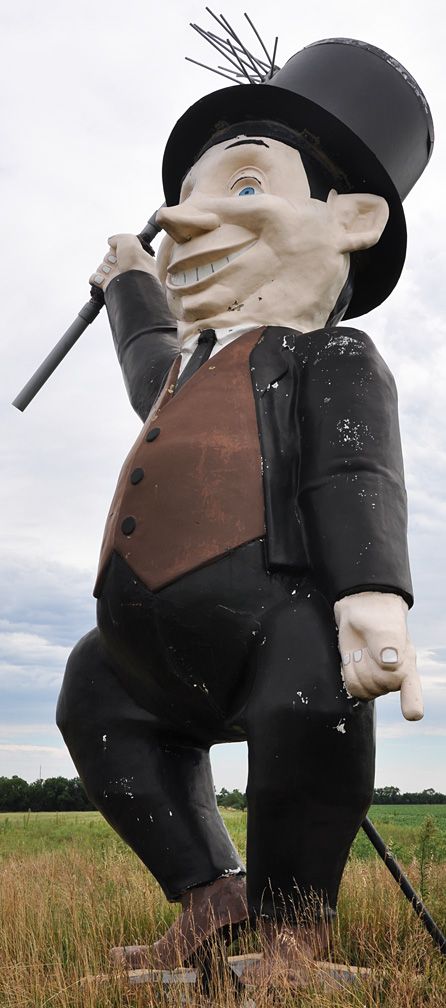 World’s Largest Chimney Sweep Sculpture: world record in McPherson, Kansas