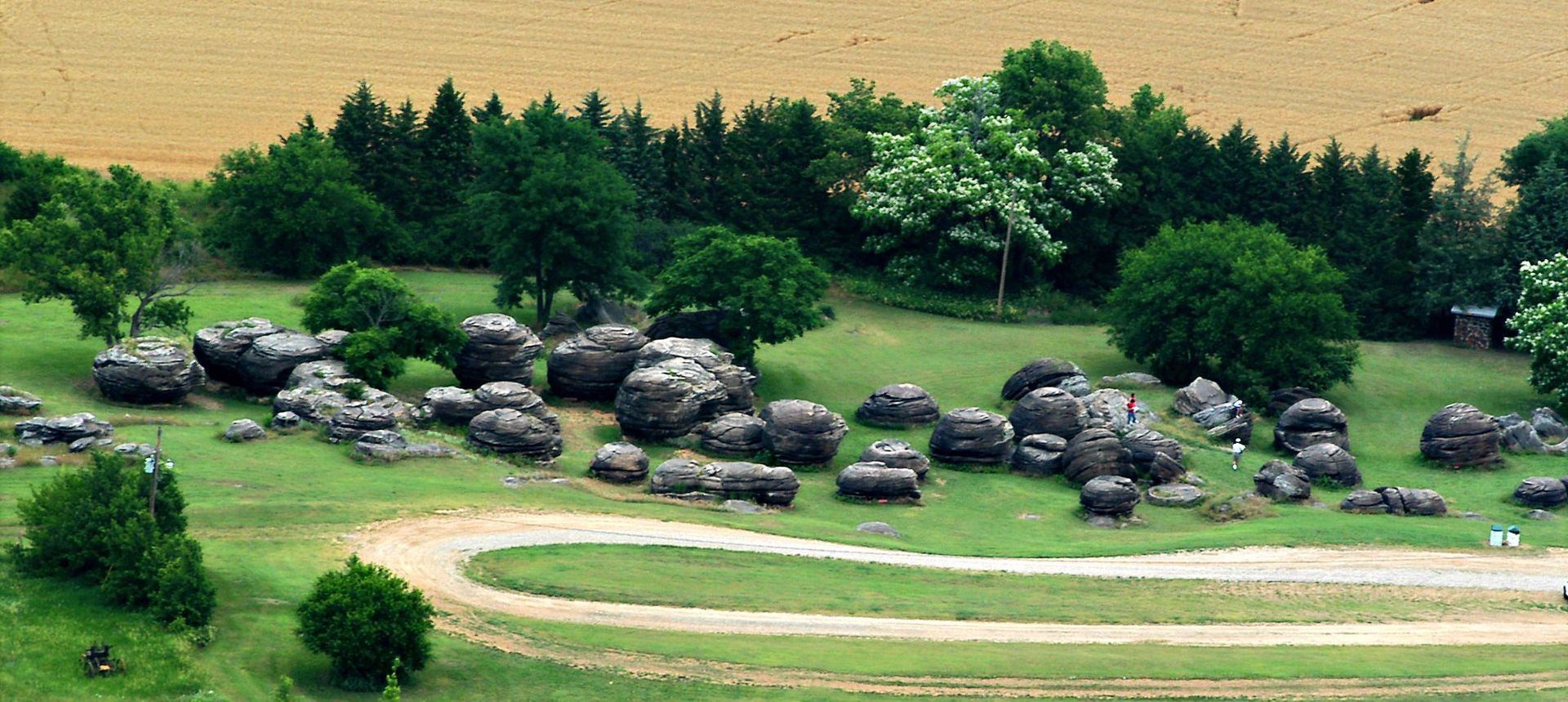 World’s Largest Cannonball Concretions: world record in Rock City, Kansas