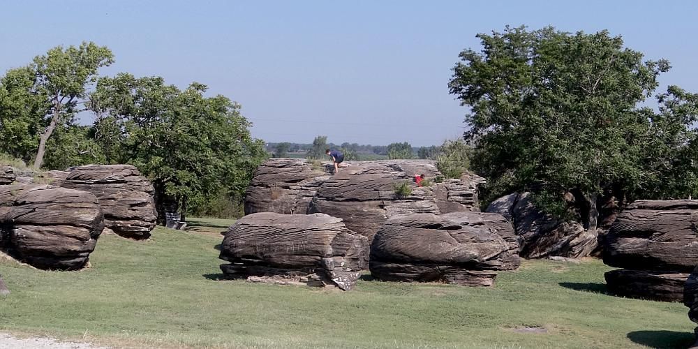 World’s Largest Cannonball Concretions: world record in Rock City, Kansas