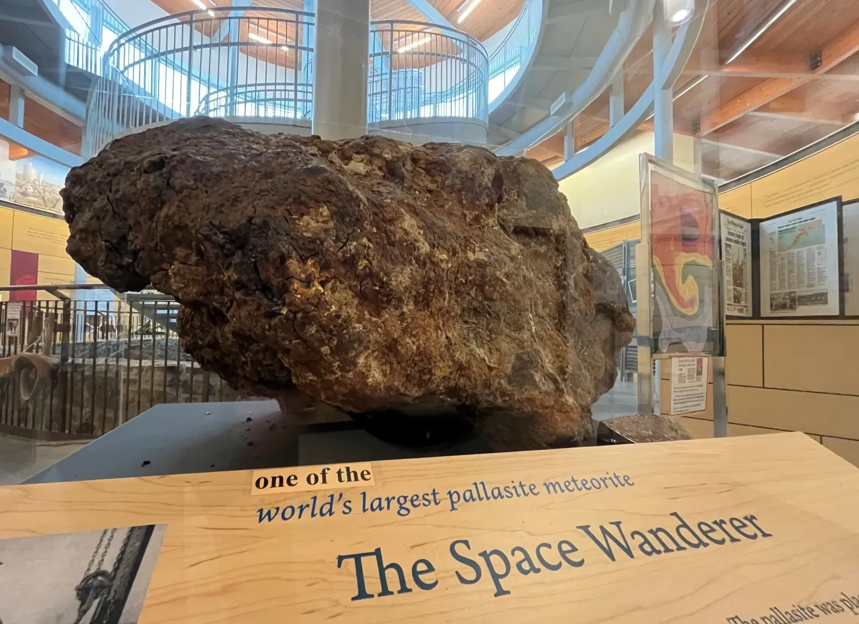 World's Largest Pallasite Meteorite: world record in Greensburg, Kansas