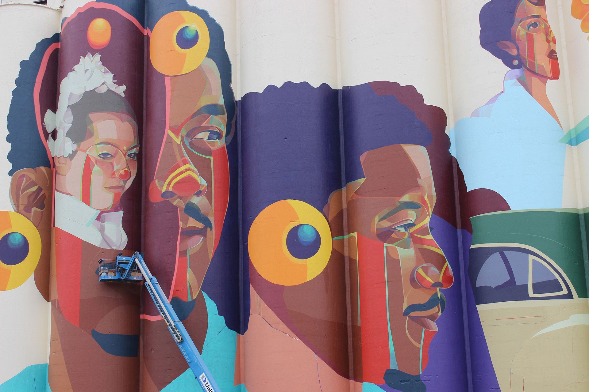 World’s Largest Mural by a Single Artist: world record in Wichita, Kansas