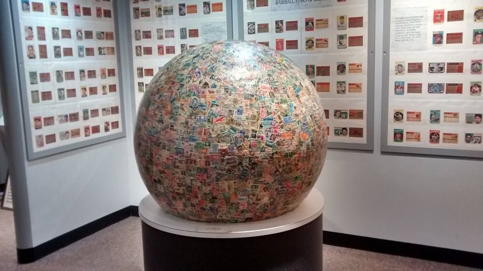 
World’s Largest Ball of Stamps: world record in Boys Town, Nebraska