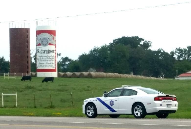 World's Largest Budweiser Can Sculpture: world record in Lavaca, Arkansas
